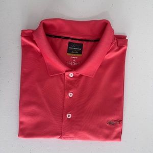 Greg Norman Men’s PlayDry Orange Golf Polo Shirt size XXL